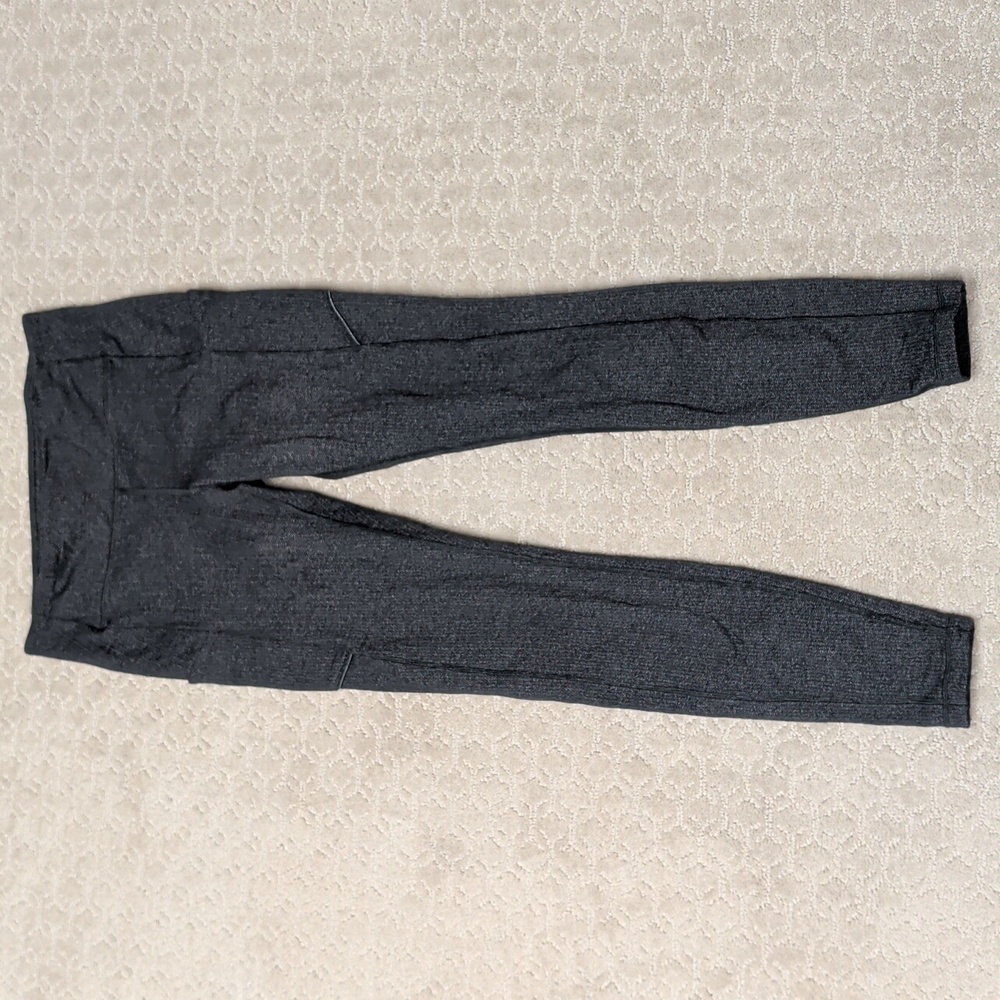 lululemon athletica Black Heather Leggings